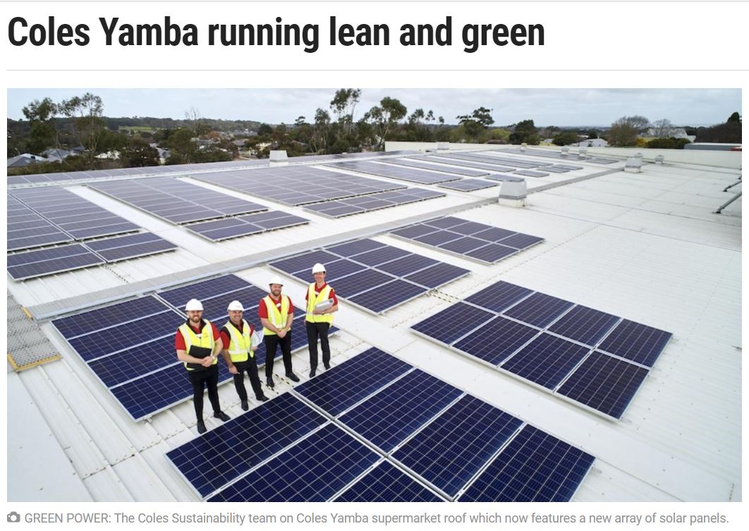 Coles Yamba Solar Story